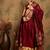 Maroon Semi-Stiched Weaving Work Banarasi Silk Lehenga Choli 