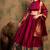 Pink Semi-Stiched Weaving Work Banarasi Silk Lehenga Choli 