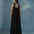 Black georgette embroidered kurta with pant