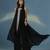 Black georgette embroidered kurta with pant