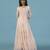 Pink georgette embroidered anarkali