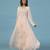 Pink georgette embroidered anarkali
