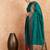 Green Semi-Stiched Weaving Work Banarasi Silk Lehenga Choli 