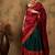 Green Semi-Stiched Weaving Work Banarasi Silk Lehenga Choli 