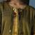 Green chanderi cotton plain kurta with pant