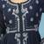 Blue georgette embroidered anarkali