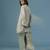 Green tissue embroidered kurta with pant