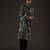 Grey Floral Printed cotton nehru jacket