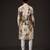 White Floral Printed cotton nehru jacket