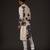 White Floral  Printed cotton nehru jacket