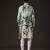 Green Floral Printed cotton nehru jacket