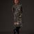 Grey Floral Printed cotton kurta pajama