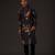 Black Printed cotton kurta pajama