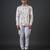 White animal printed satin  shirt