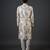 White digital printed chanderi silk kurta pajama