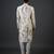White digital printed chanderi silk kurta pajama