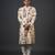 White digital printed chanderi silk kurta pajama