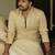 Tissue line gold kurta