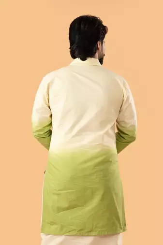 Ethnic ombre - green ombre kurta