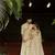 Tissue line gold kurta and mundu set