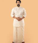 Silver sultan Kurta and mundu