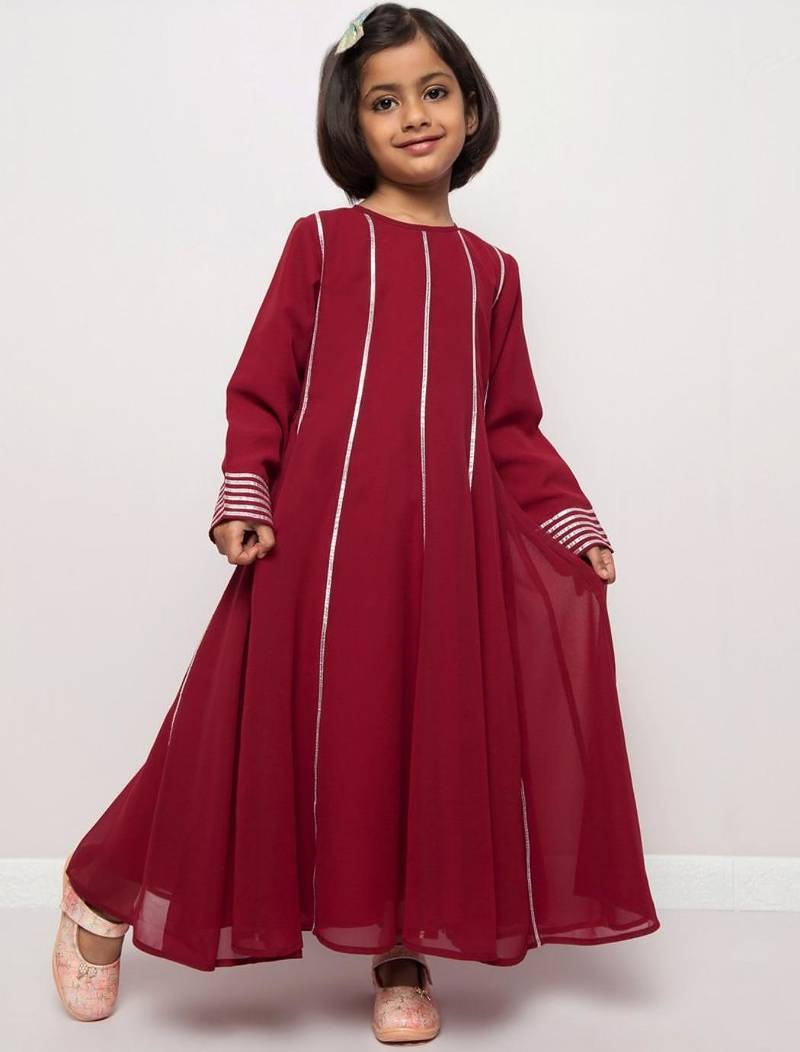 Elegant georgette anarkali maxi dress