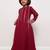 Elegant georgette anarkali maxi dress