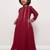 Elegant georgette anarkali maxi dress