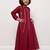Elegant georgette anarkali maxi dress