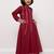Elegant georgette anarkali maxi dress