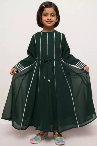 Elegant georgette anarkali maxi dress