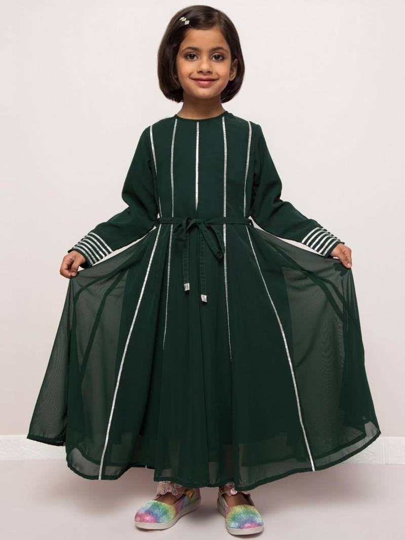 Elegant georgette anarkali maxi dress