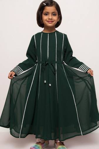 Elegant georgette anarkali maxi dress