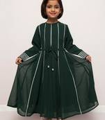 Elegant georgette anarkali maxi dress