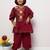 Designer frock with bottom and dupatta- 3 pcs set
