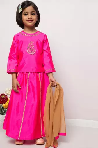 Lehenga-top-duppata-3 pcs set