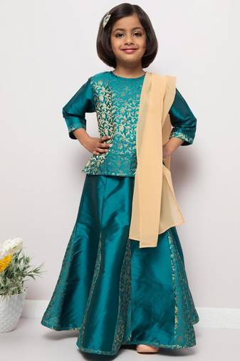 Lehenga-top-duppata-3 pcs set