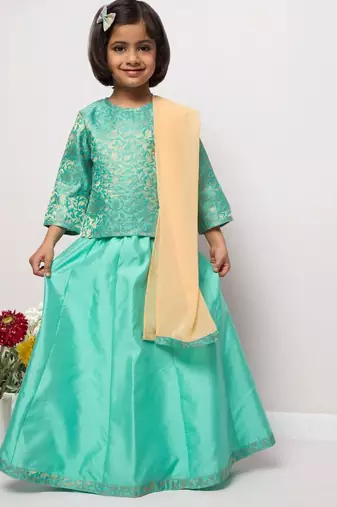 Lehenga-top-duppata-3 pcs set