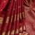 Maroon and golden pure zari silk saree