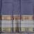 Grey pure kanchipuram silk saree