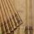 Deep champagne pure zari silk saree