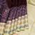 Jamun purple pure zari silk saree