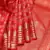 Red and traditional pure zari silk saree with silk mark certified