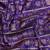 Deep violet and gold pure zari silk saree