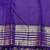 Deep violet and gold pure zari silk saree