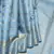 Steel blue pure zari silk saree with silk mark certified