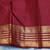 Steel blue pure zari silk saree