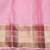 Pastel pink and gold pure zari silk saree