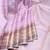 Electric lavender pure zari silk saree