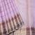 Electric lavender pure zari silk saree